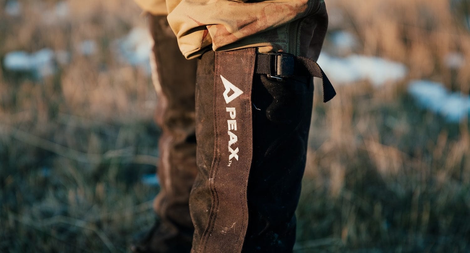 Black Hunting Gaiters by PEAX Equipment