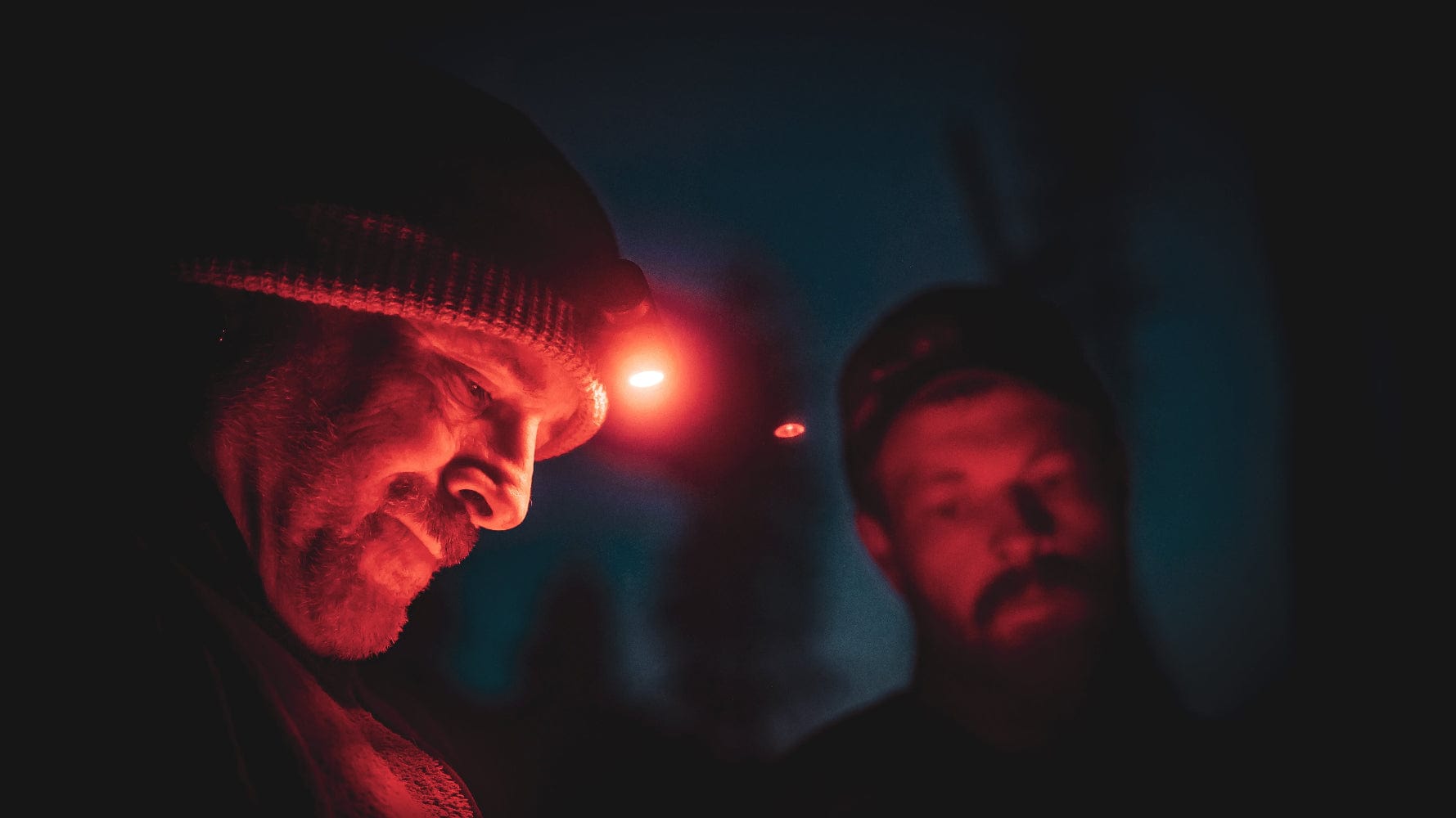 Red Light Headlamp Designed for Hunters