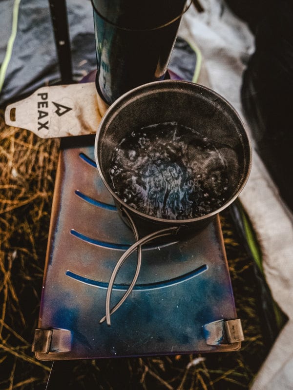 Titanium Hot Tent Stove for Hunters by PEAX