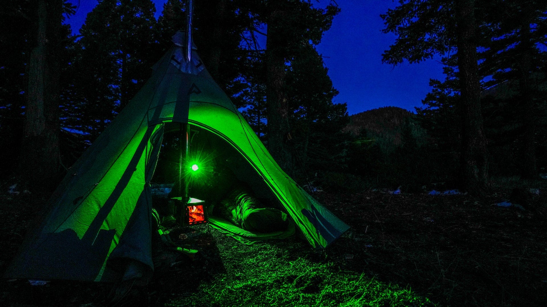 Green Hunting Headlamp, Backcountry Duo by PEAX