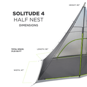 Tent PEAX Equipment Co. SOLITUDE 4 HALF NEST