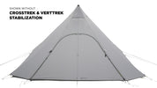 SOLITUDE 6 TIPI TENT [SILNYLON]