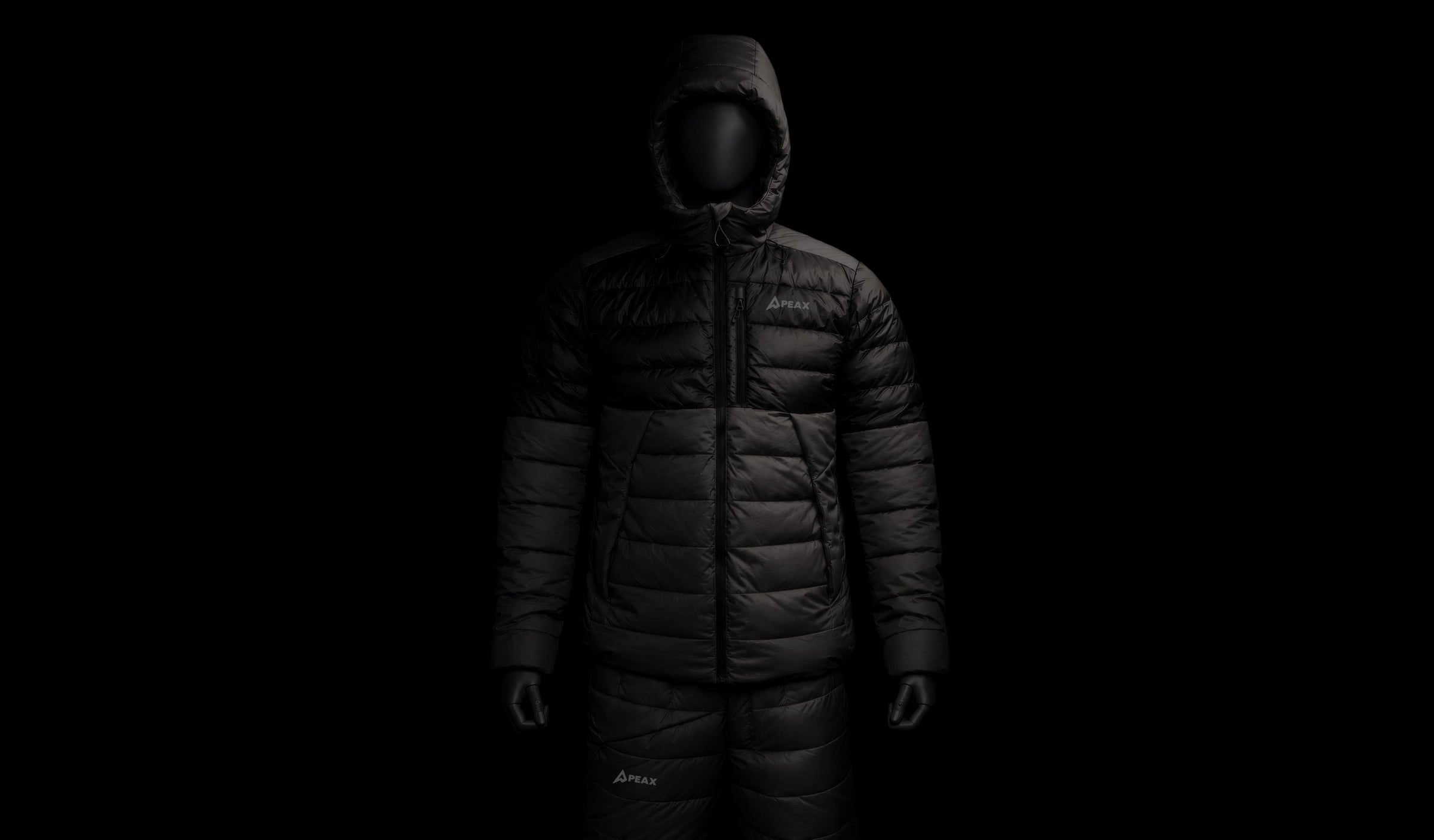 Static Down Jacket and Pant from PEAX Equipment.