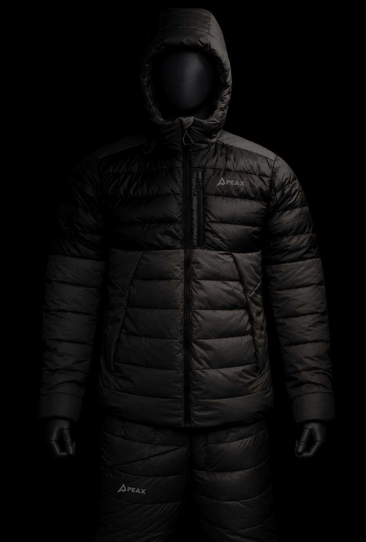 Static Down Jacket and Pant from PEAX Equipment.