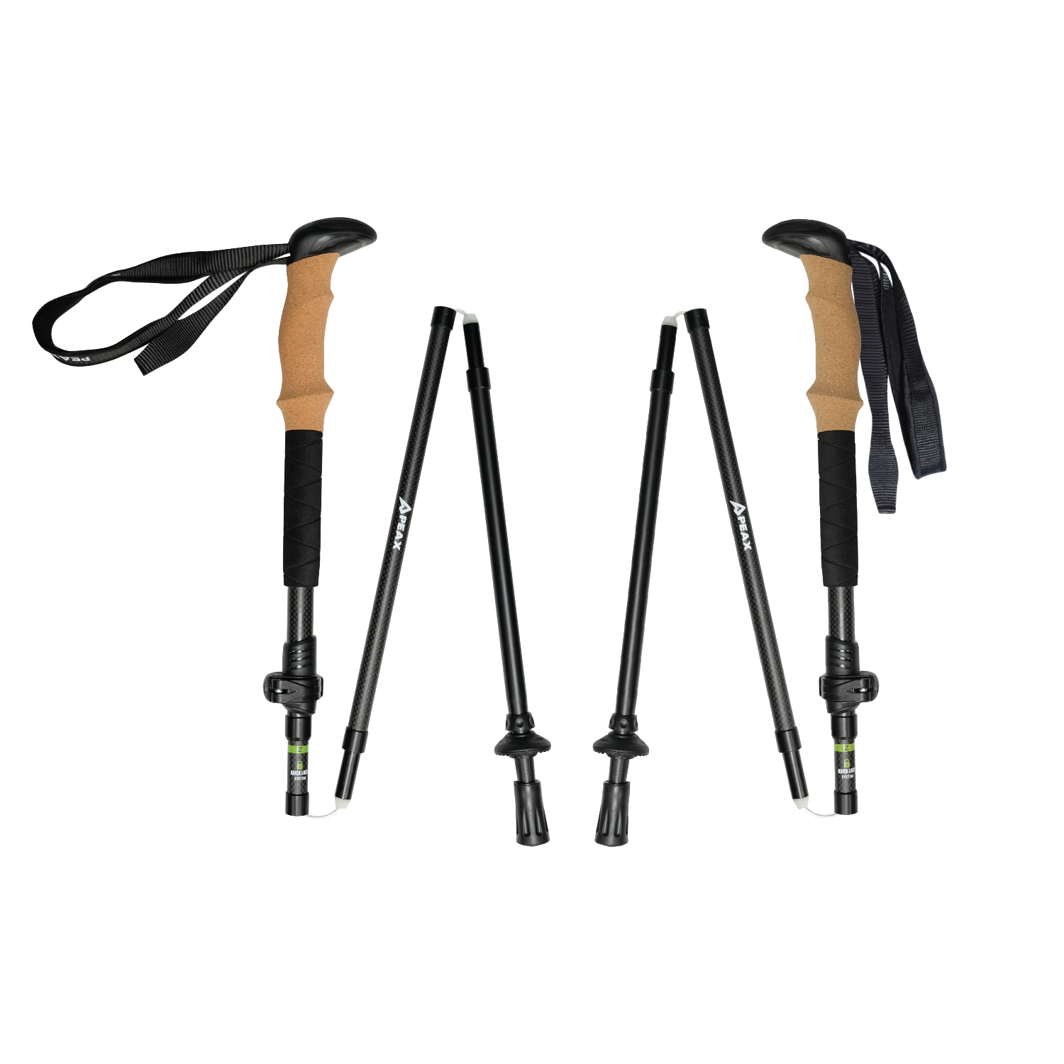 Collapsible Trekking Poles by PEAX Equipment