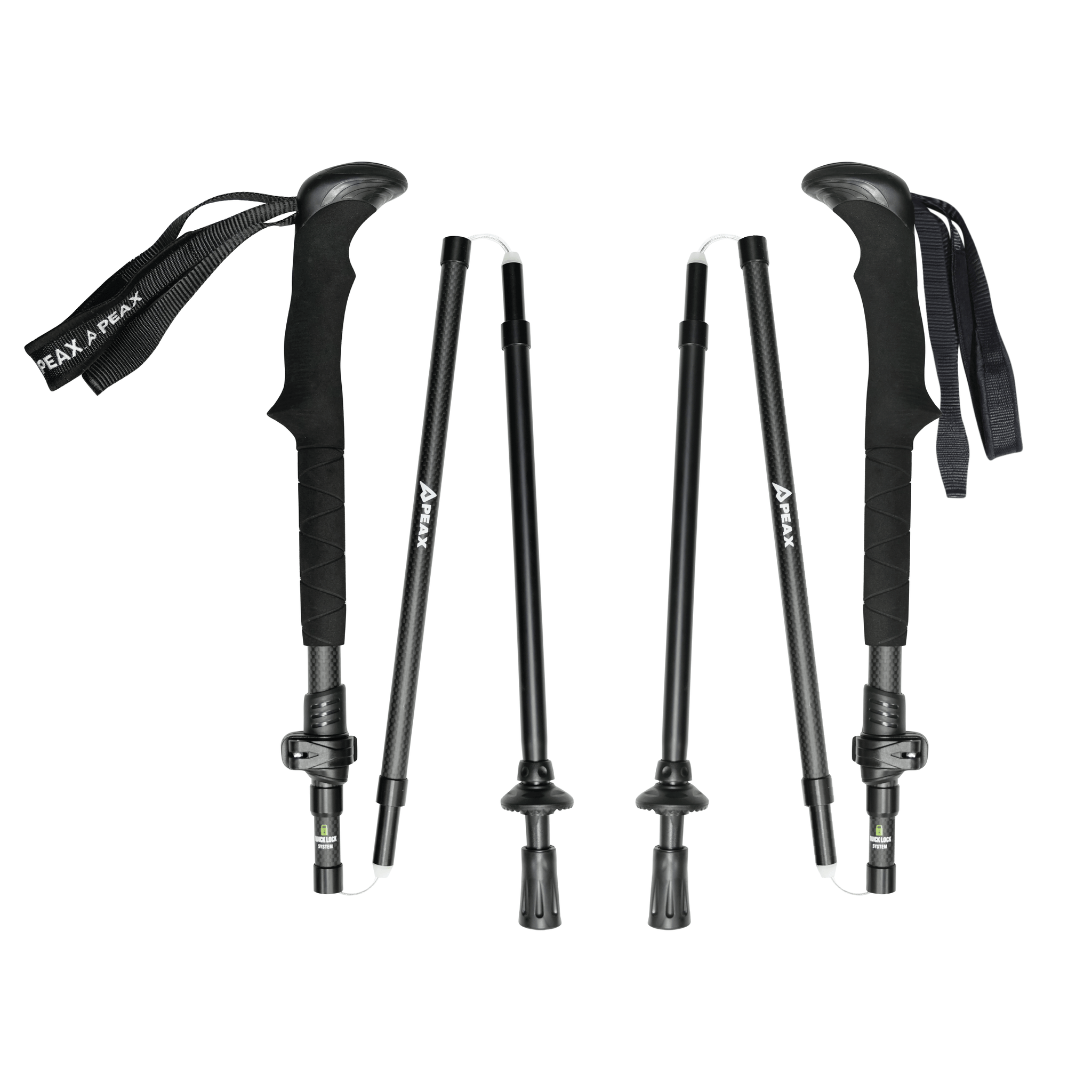 SISSY STIX Backcountry Z Collapsible Trekking Poles by PEAX PEAX Equipment