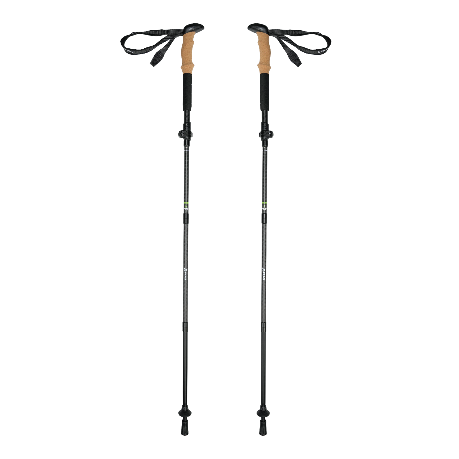 Packable Cork Handle Trekking Poles, Backcountry Z Trekking Poles by PEAX Equipment
