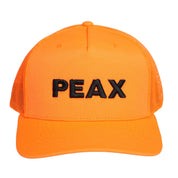 Hats PEAX Equipment Co. BLAZE ORANGE TRUCKER