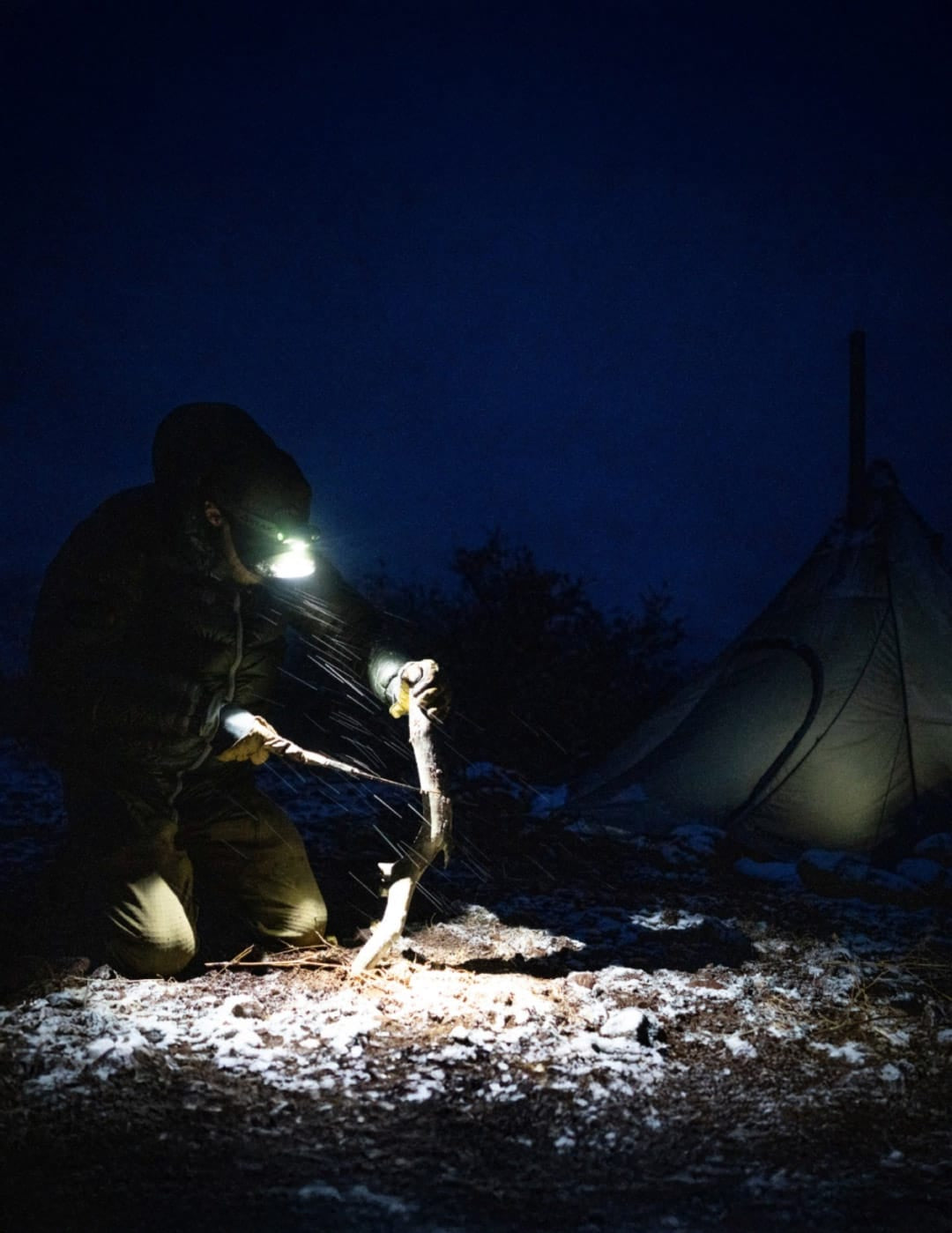 spring backcountry hunting gear, hot tent hunting setup, backcountry shelter system, waterproof hunting shelter, hunting in bad weather