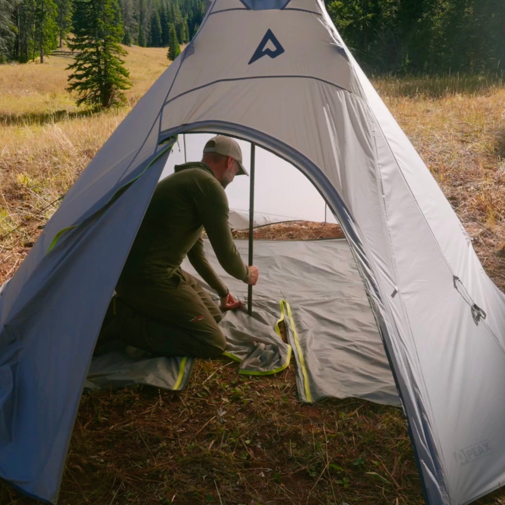 Solitude 4 Tipi Tent | Stove-Compatible Hot Tent for Hunting