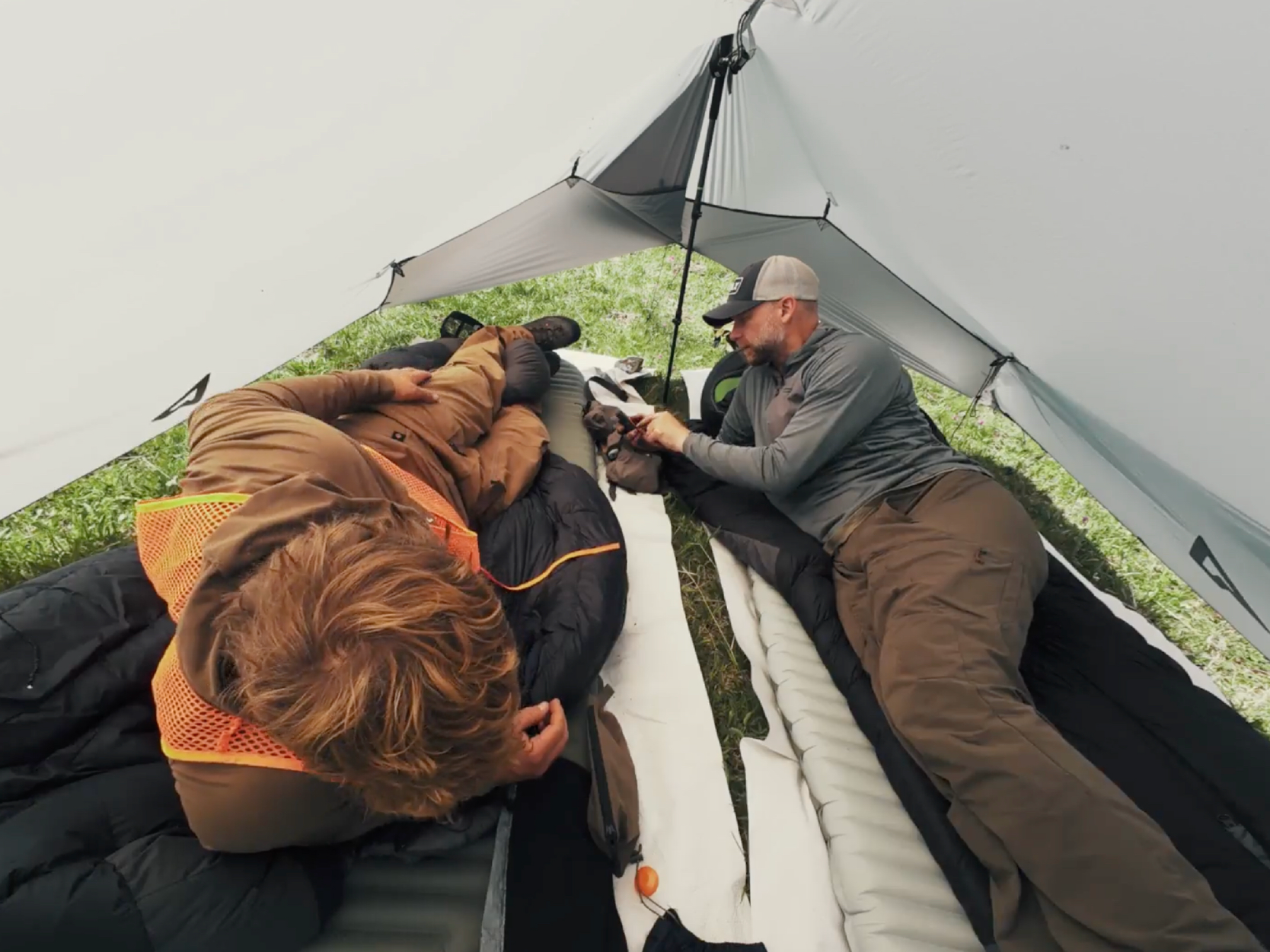 AS A TENT