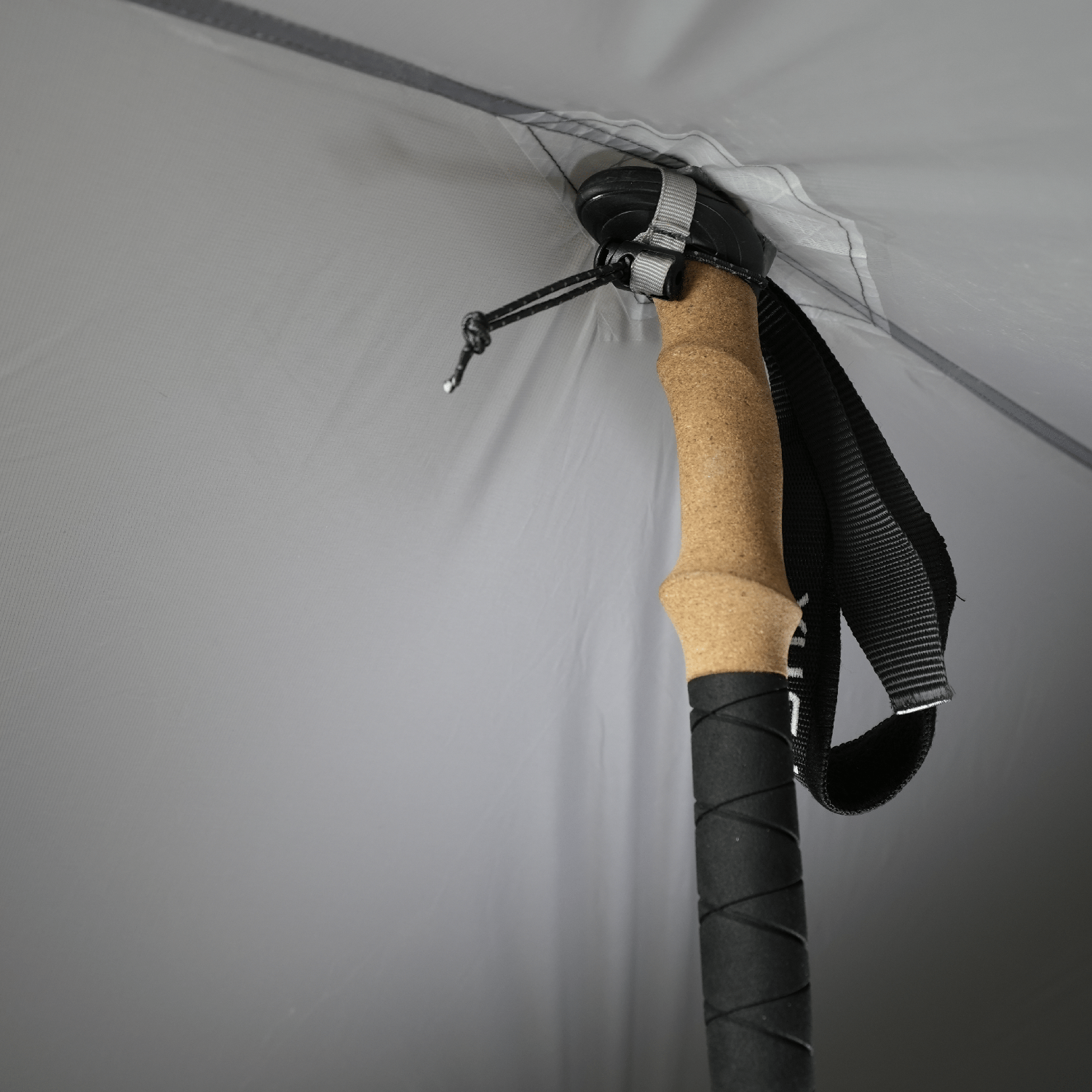 Origami TNT tarp tent with trekking pole