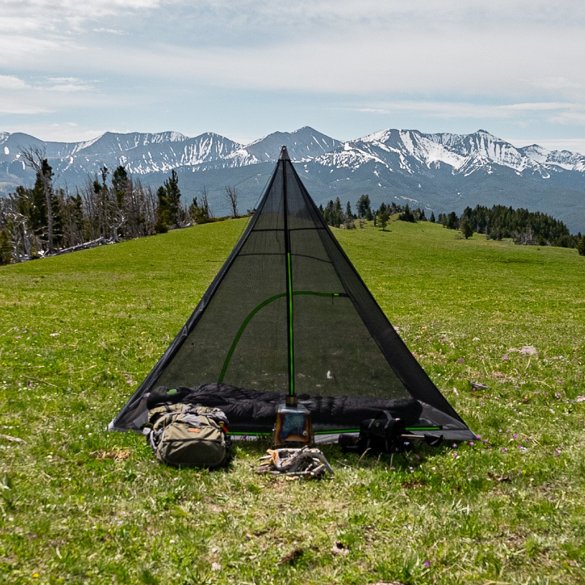 netted tent PEAX Equipment Solitude 4 Half Nest