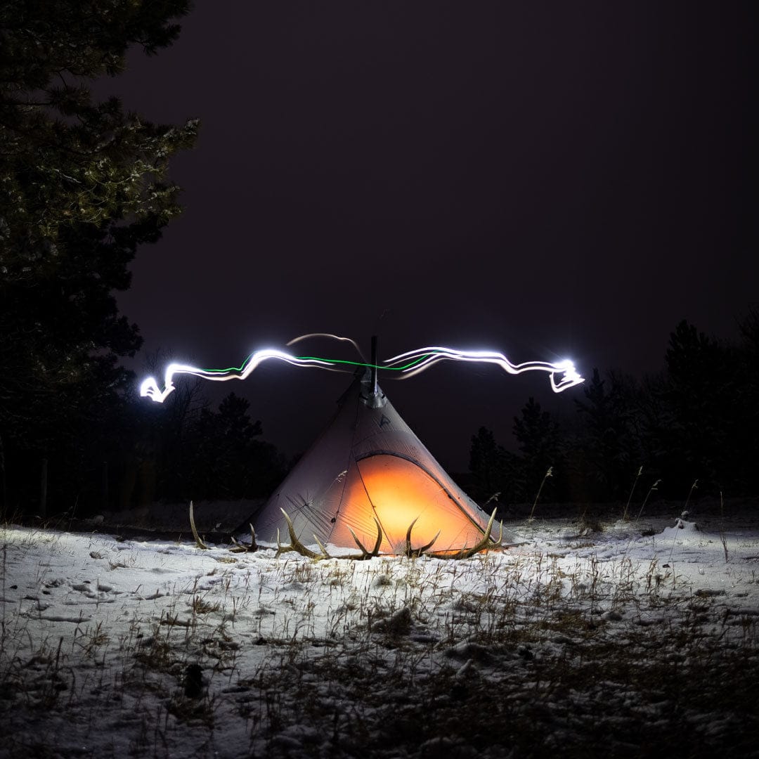 camping 4 night Solitude 4 Tipi Tent with Stove