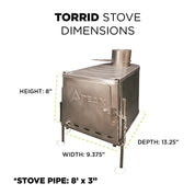Wood Stove PEAX Equipment TORRID HOT TENT STOVE