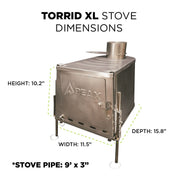 Wood Stove PEAX Equipment TORRID XL HOT TENT STOVE
