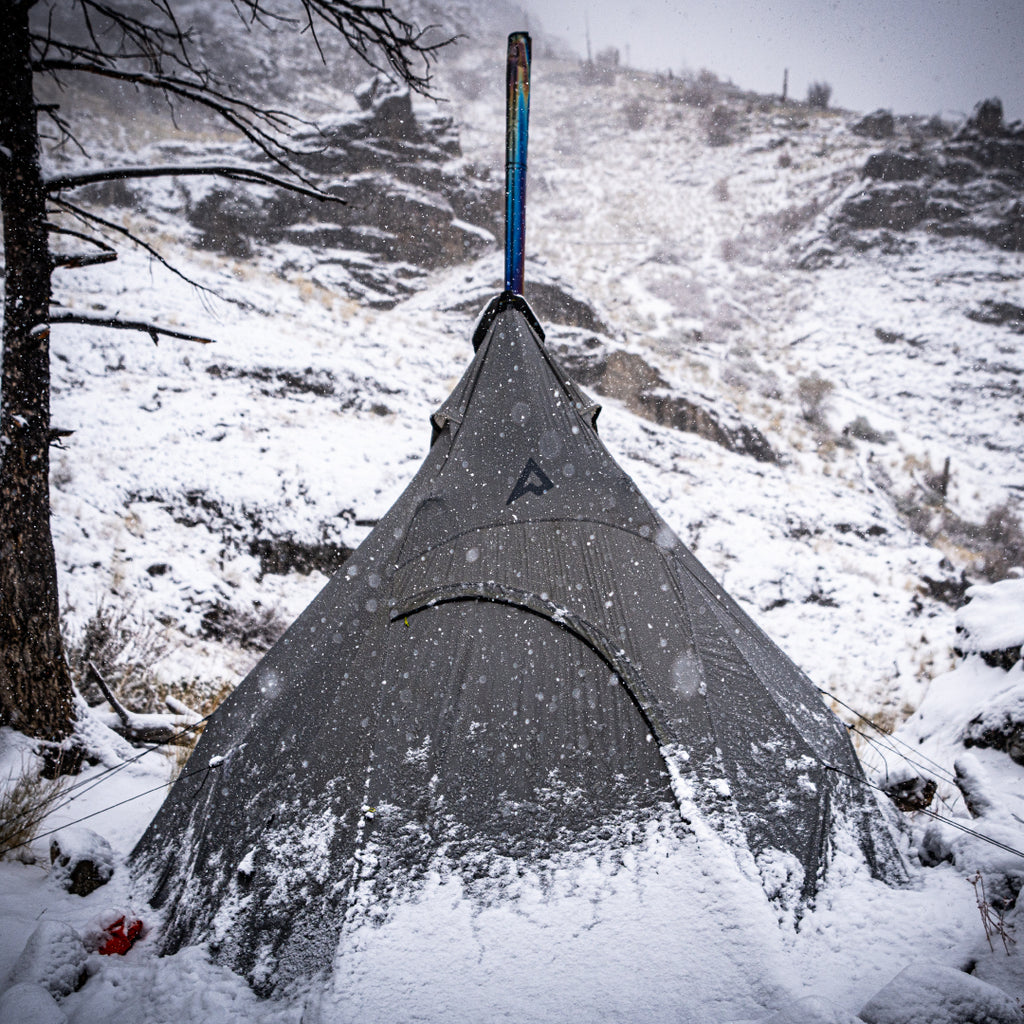 All weather hunting tipi
